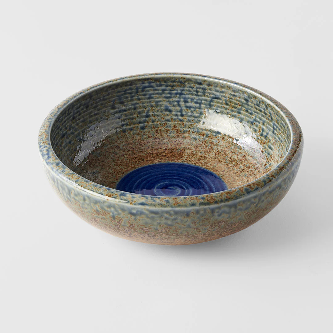 Earth & Sky thick open shallow bowl 23.7cm - Image 4