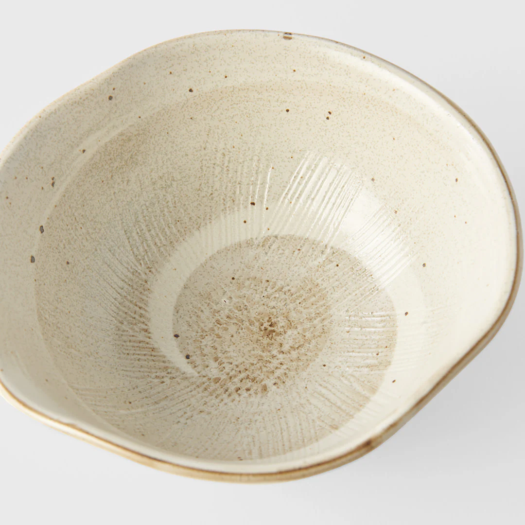 Spiral Sand organic bowl 18cm - Image 2