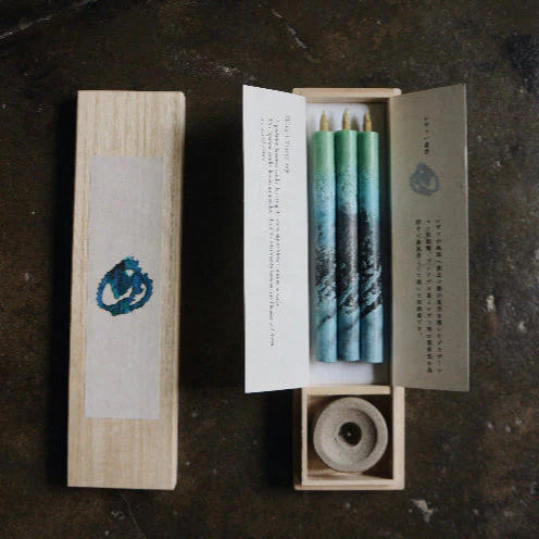 Organic Modern Warosoku Candle Set - Shiva Starry Sky