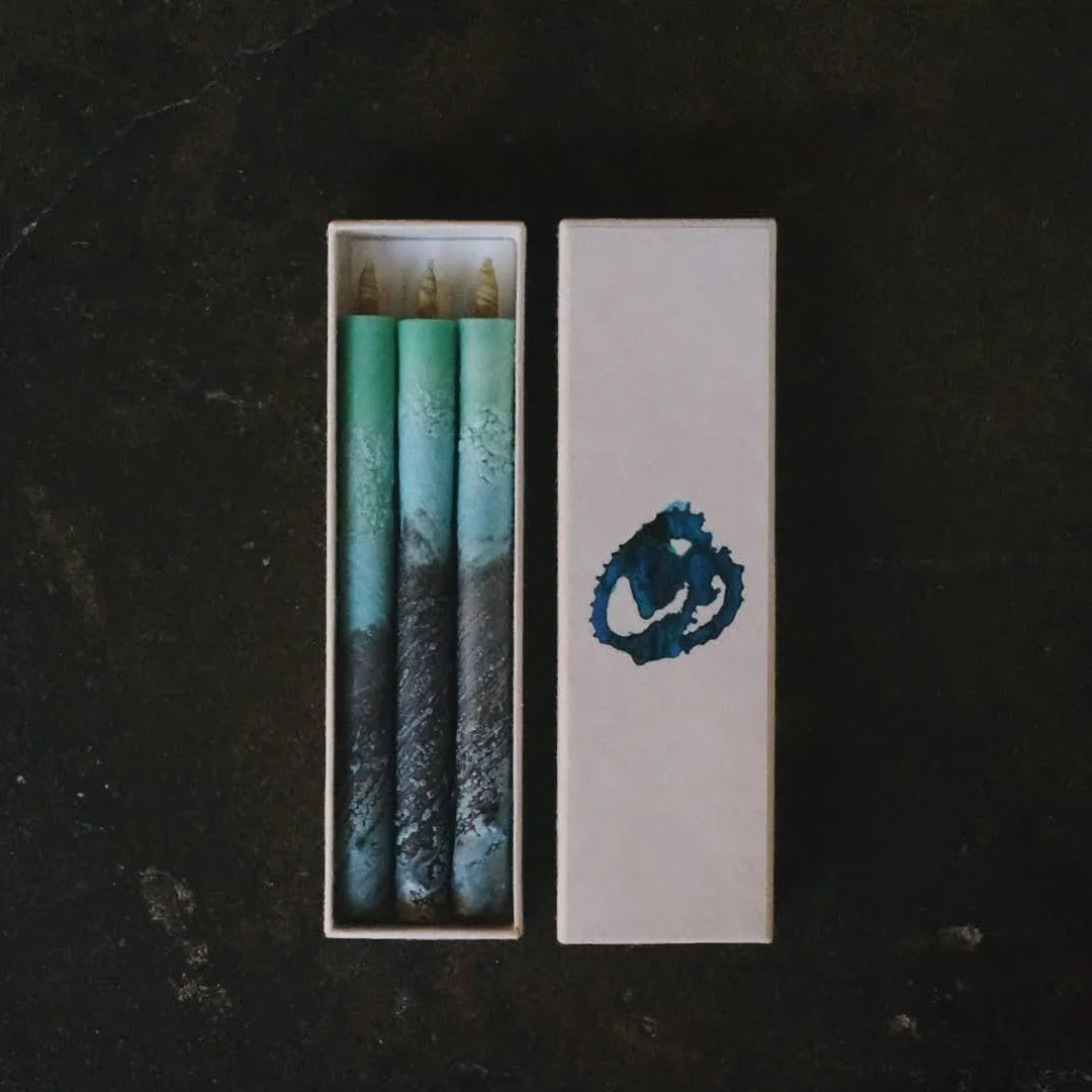 Organic Modern Warosoku Candle - Shiva Starry Sky
