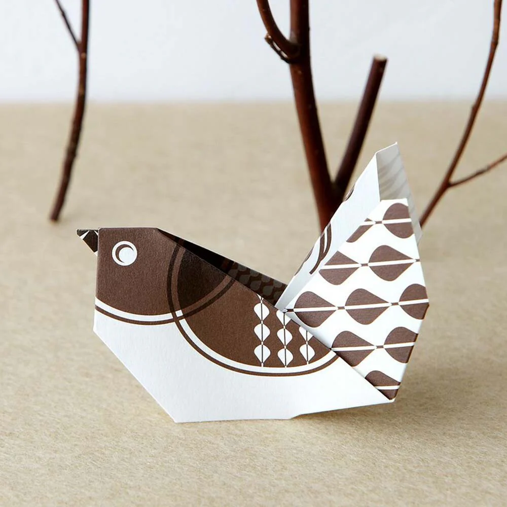 Ori-Hagaki Japanese Geometric Origami Animal Postcard Set - Image 4