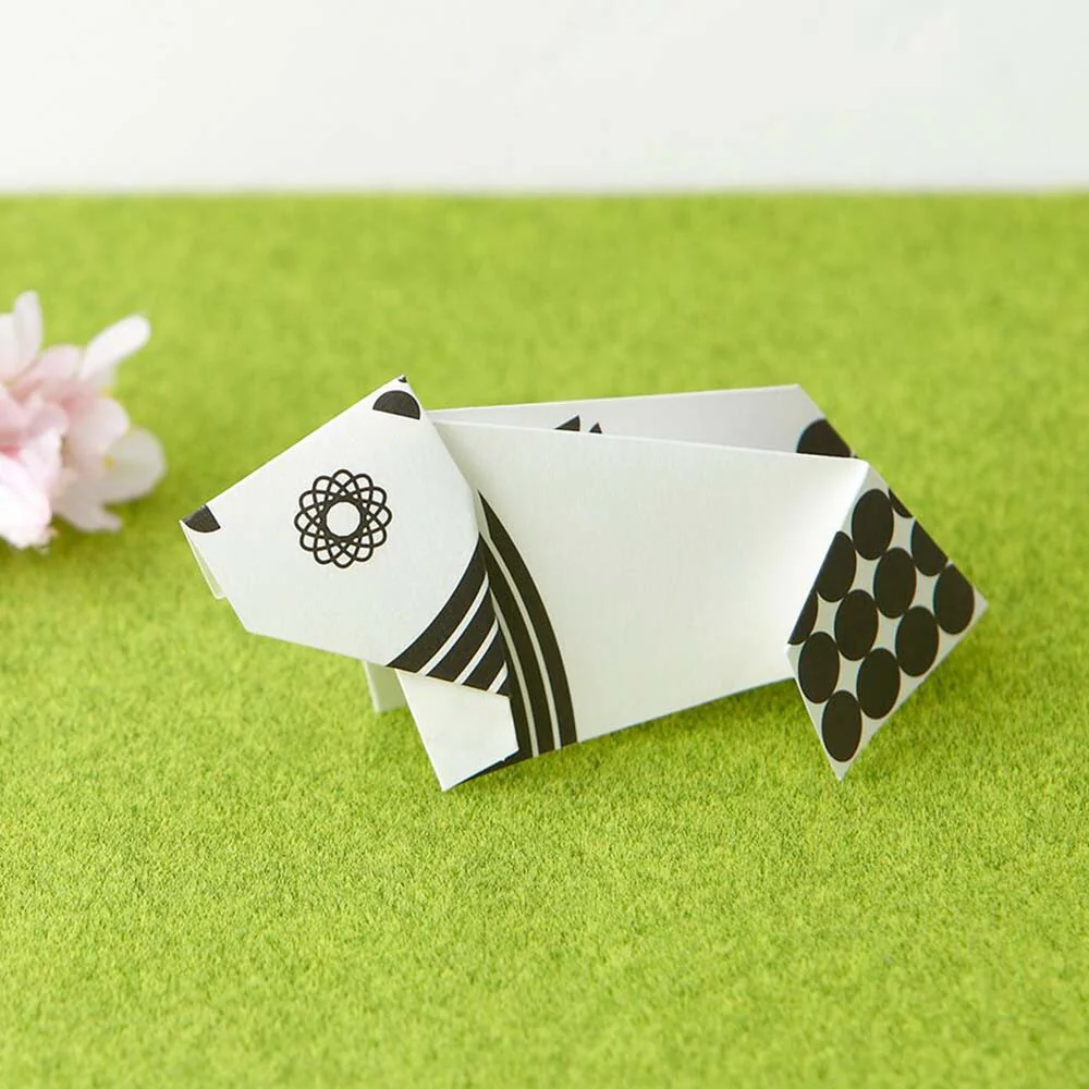 Ori-Hagaki Japanese Geometric Origami Animal Postcard Set - Image 6