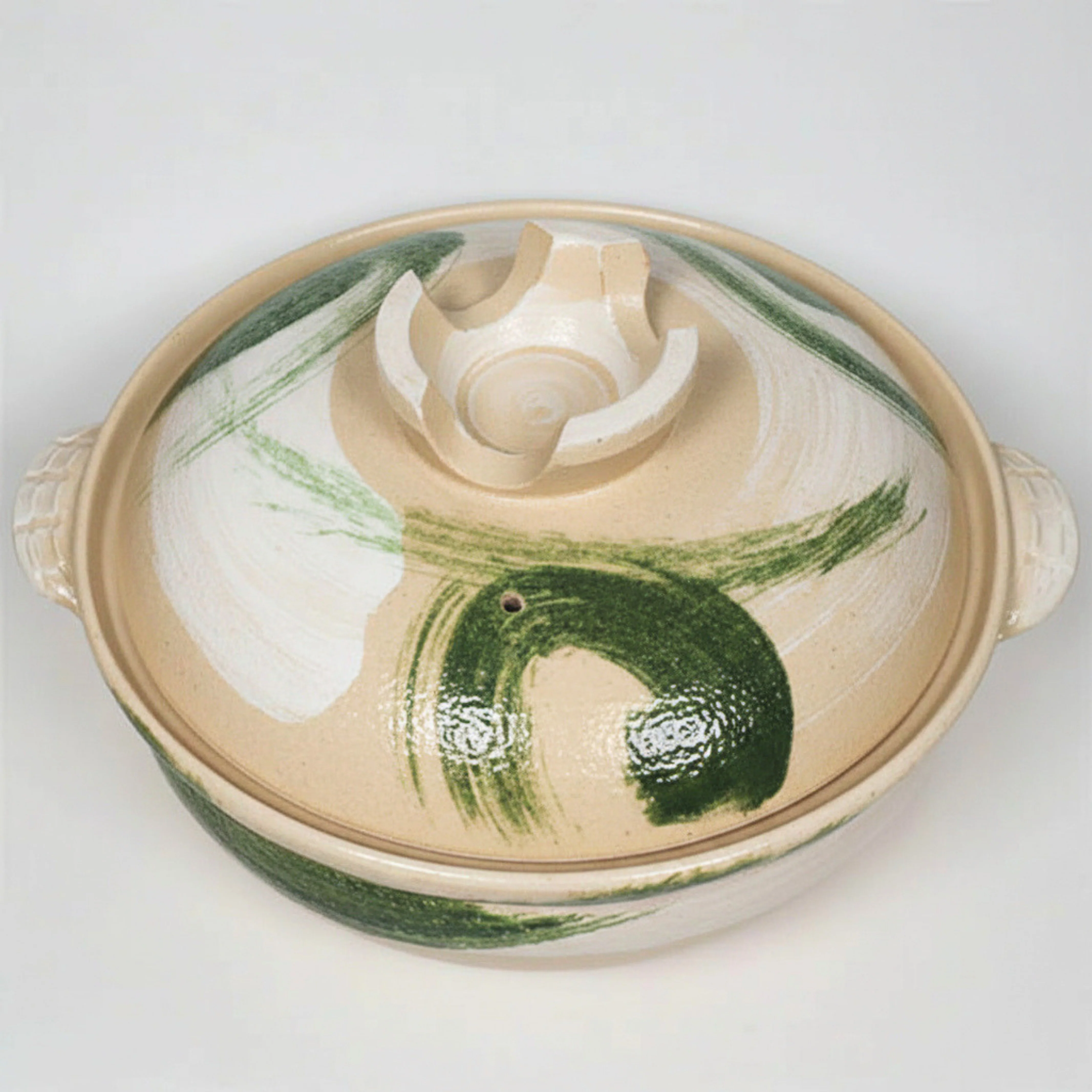 Oribe Brushstroke Donabe 25cm - Image 3