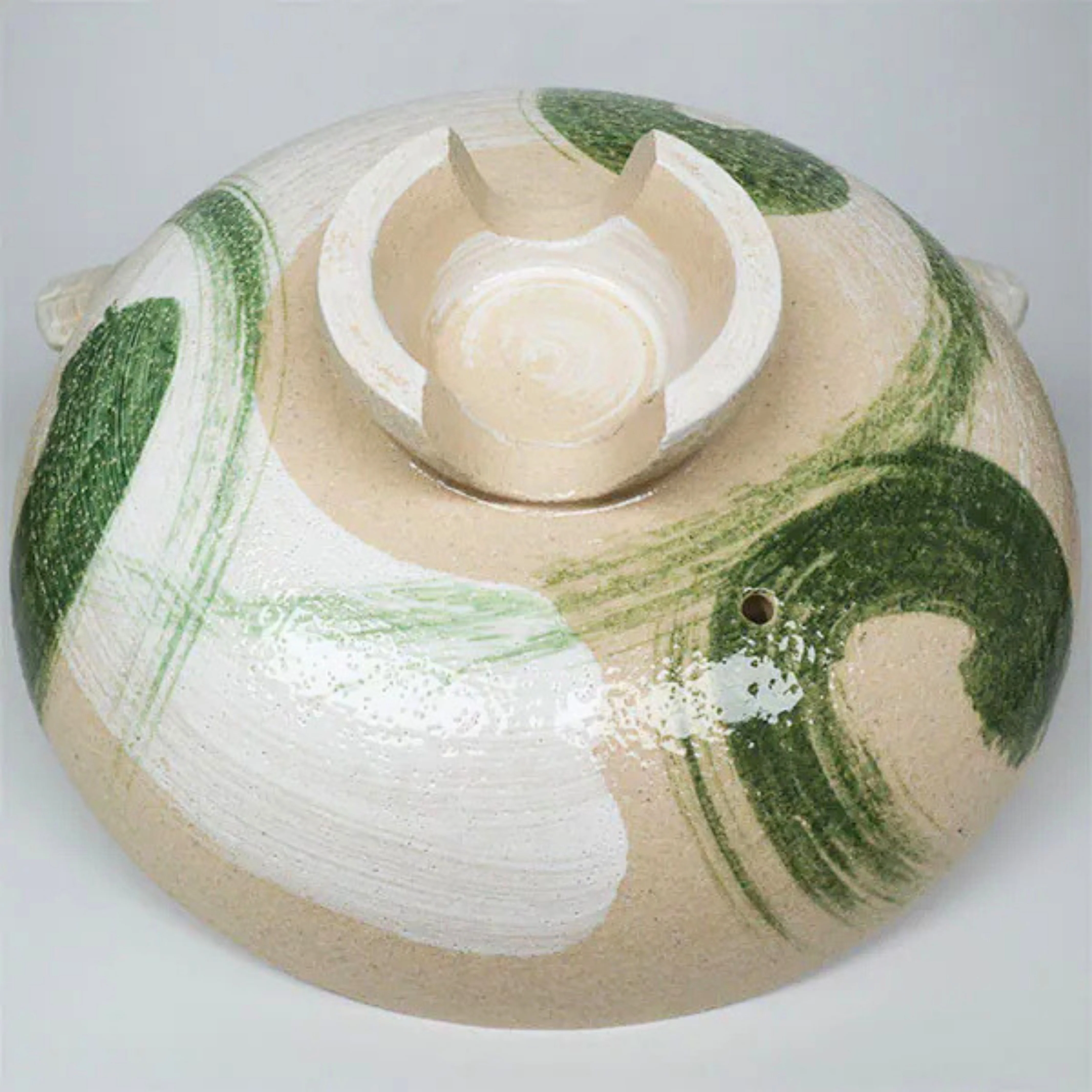 Oribe Brushstroke Donabe 25cm - Image 4