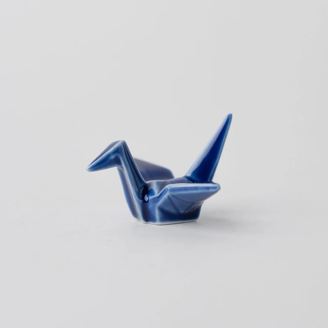 Origami Crane Chopstick Rest / Indigo Blue - Image 3