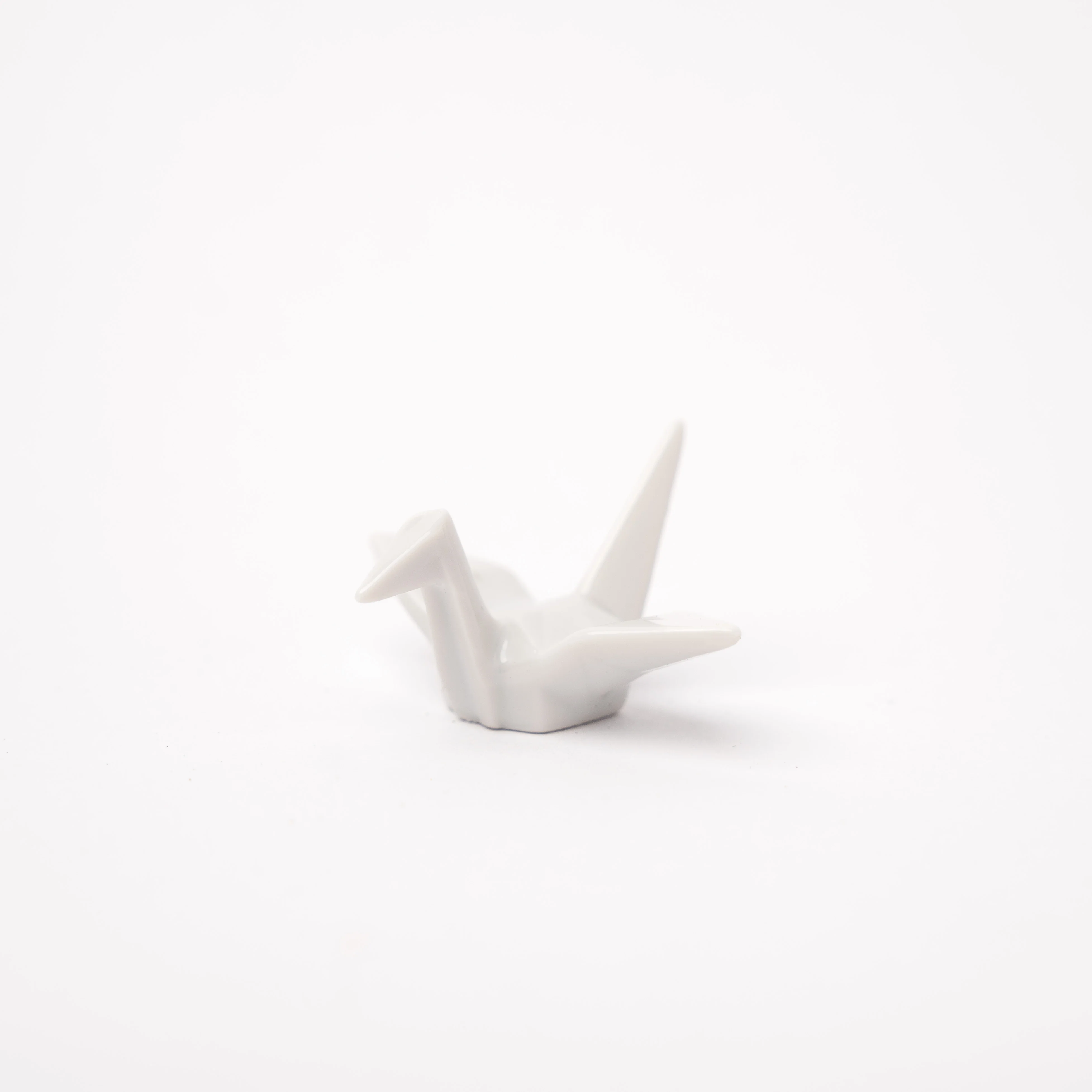 Origami Crane Chopstick Rest / White - Image 2