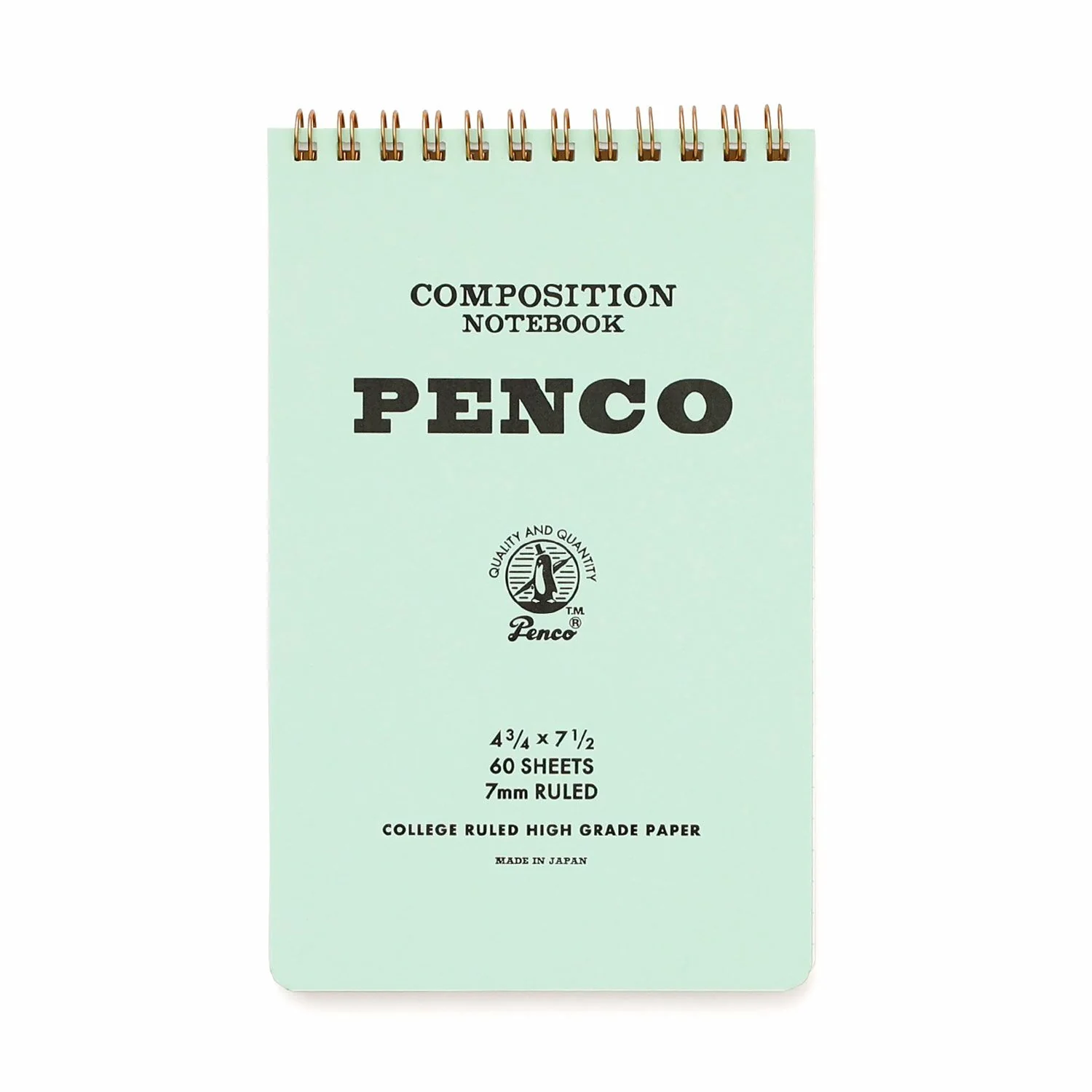 Penco Coil Lined Notepad M - Mint - Image 2