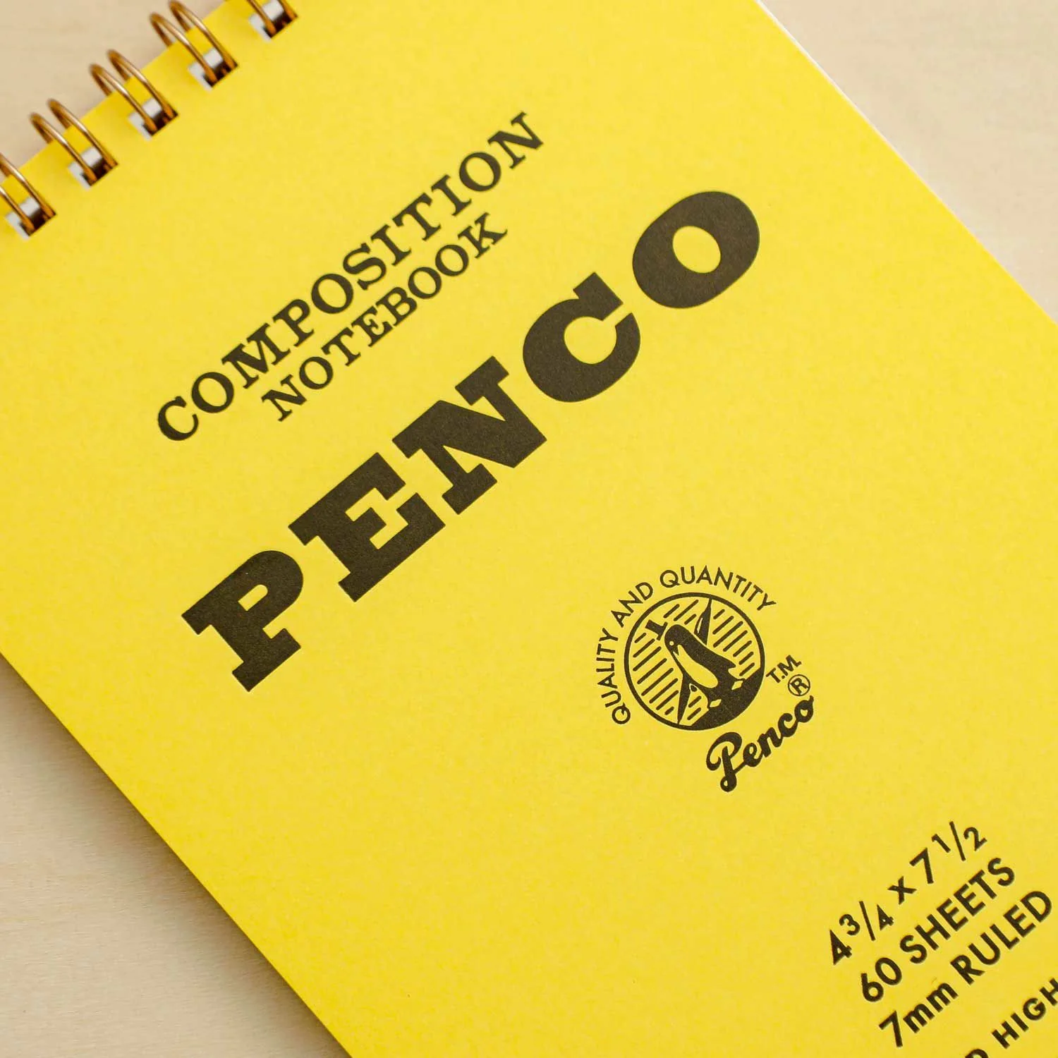 Penco Coil Lined Notepad M - Yellow - Image 8