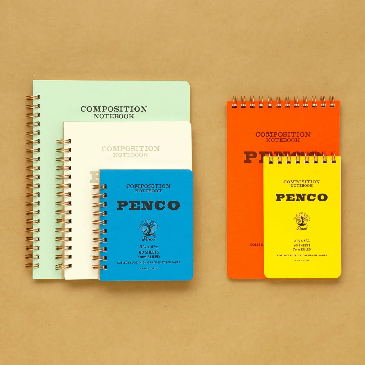 Penco Coil Lined Notepad M - Yellow - Image 9