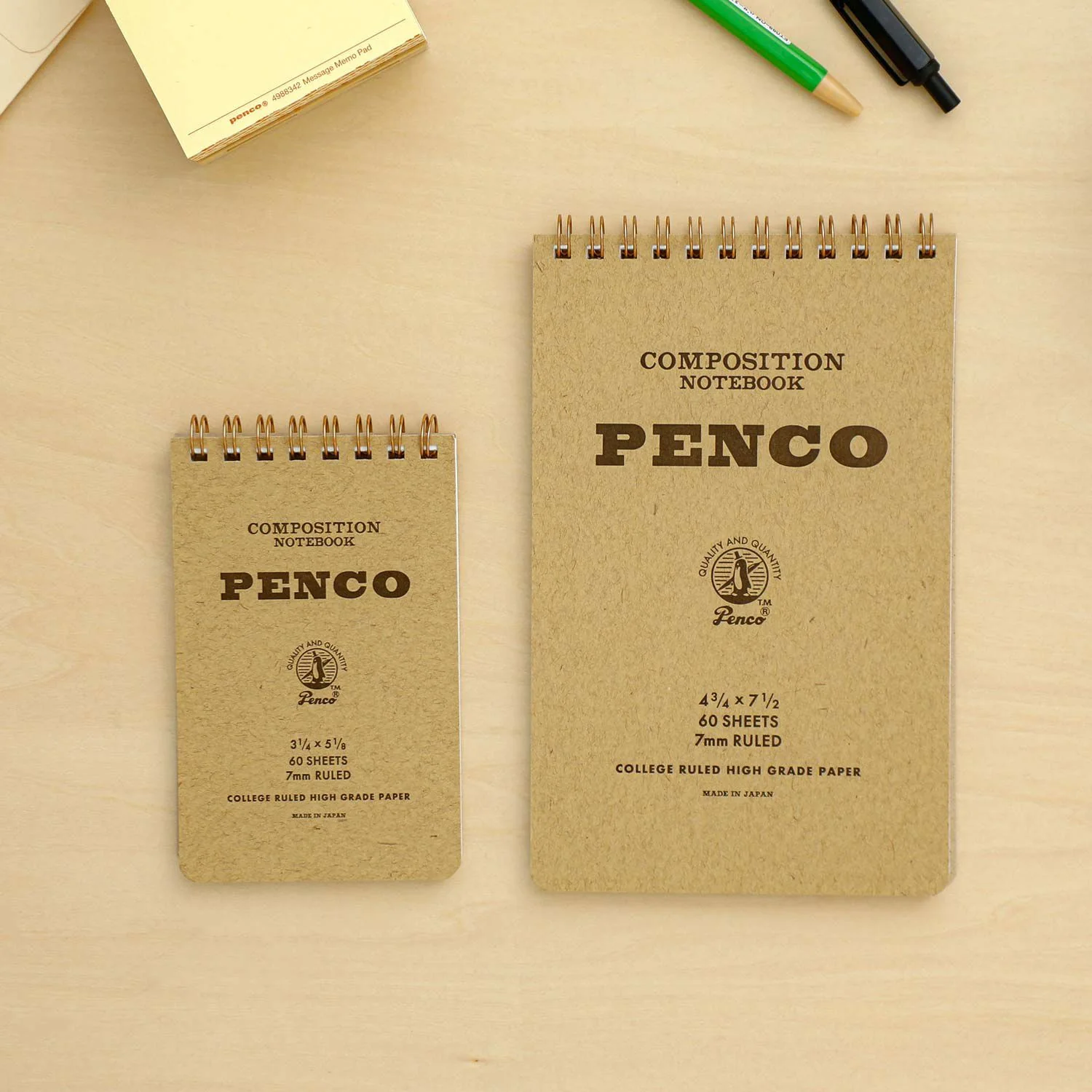 Penco Coil Lined Notepad M - Yellow - Image 10