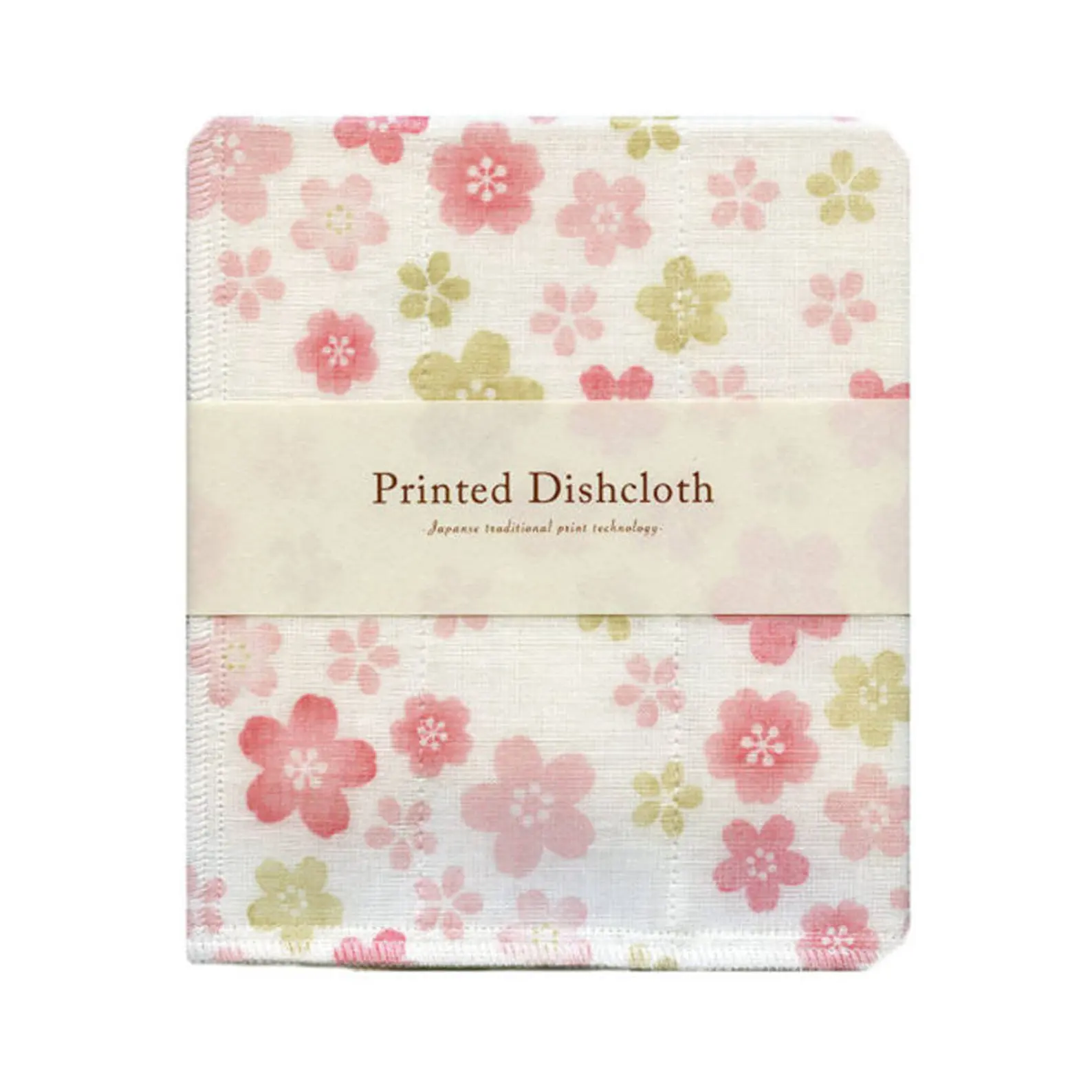 Printed Japanese Dishcloth - Sakura