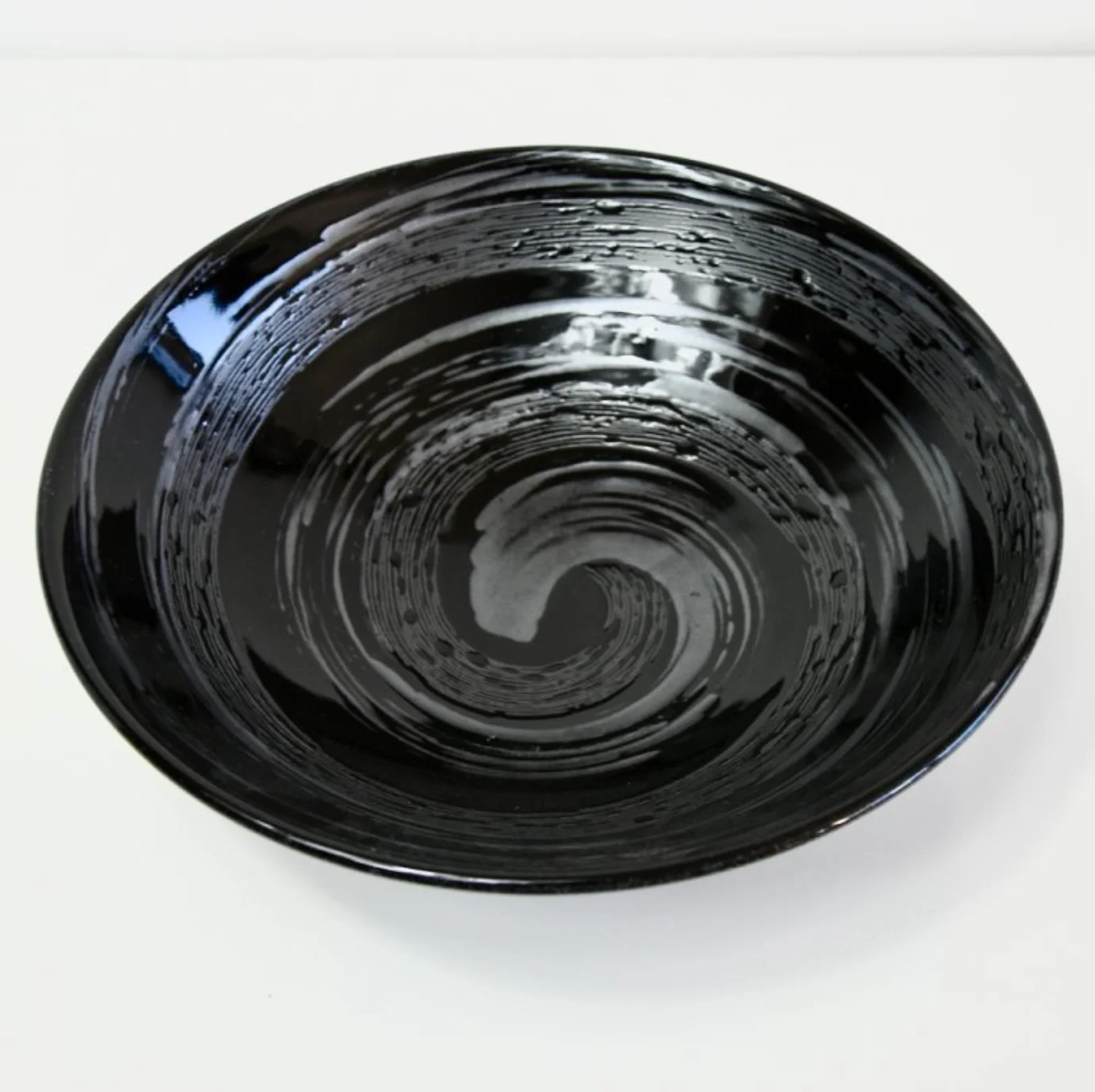 Gunmetal Swirl Ramen Bowl 24cm - Image 3