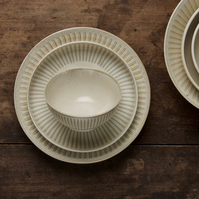 Ridged Alabaster udon bowl 18cm - Image 7
