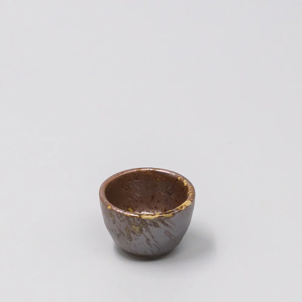 Sake Cup Forest Green Speckle Glaze 40ml - Image 2