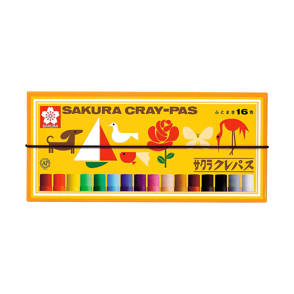 Sakura Cray-Pas Crayons - 16 Colours
