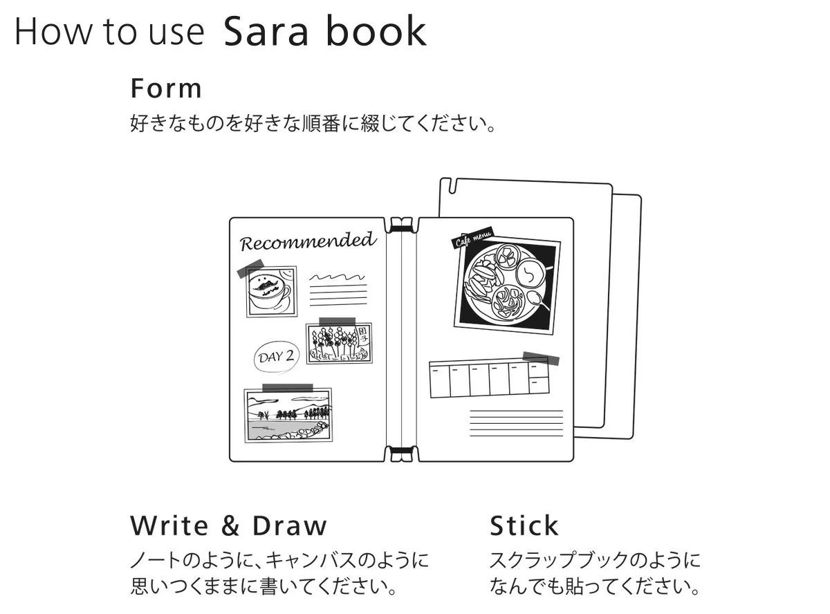 Sara Book A5 Ruled Refill Pages - White - Image 7