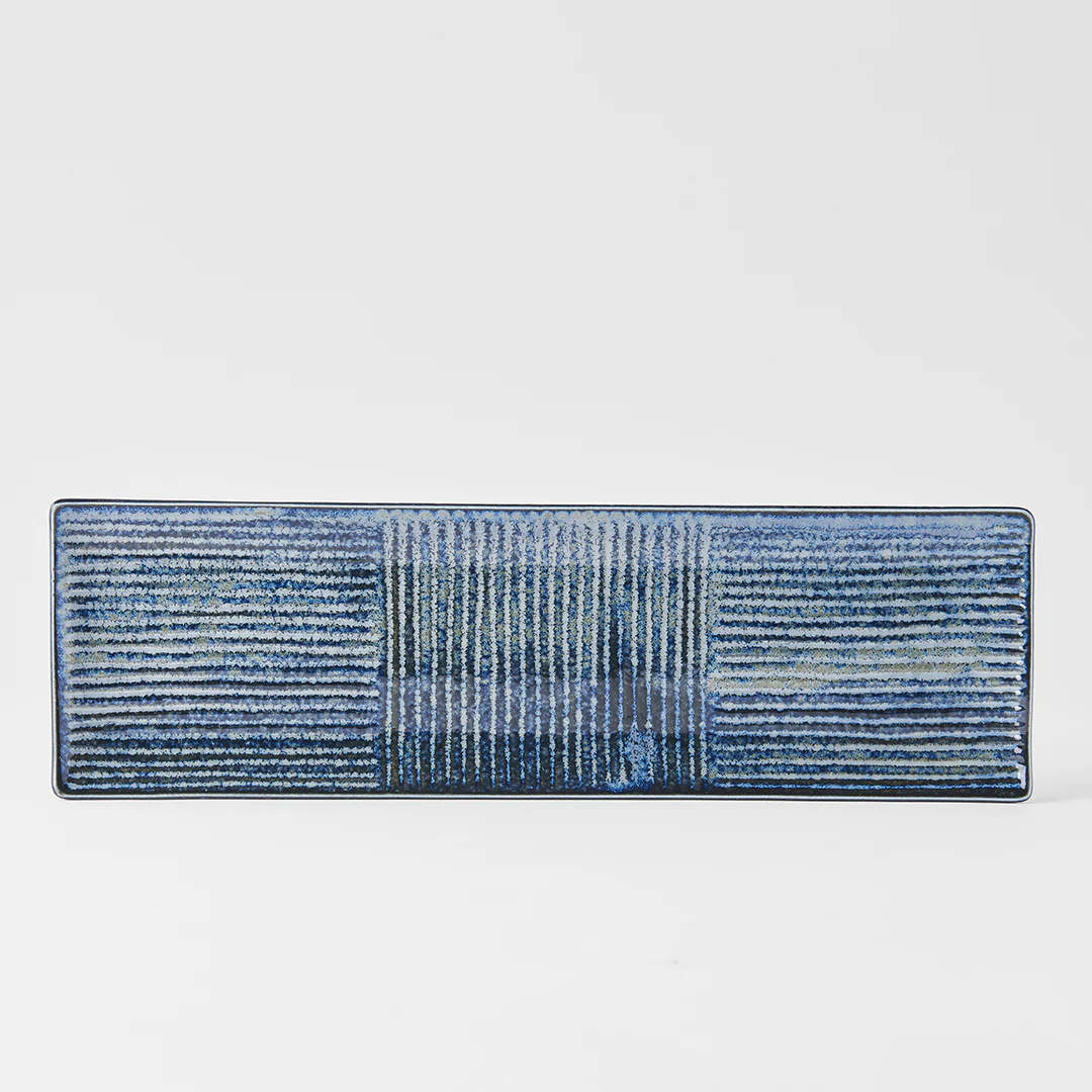 Sashimi Platter Indigo Blue 33cm