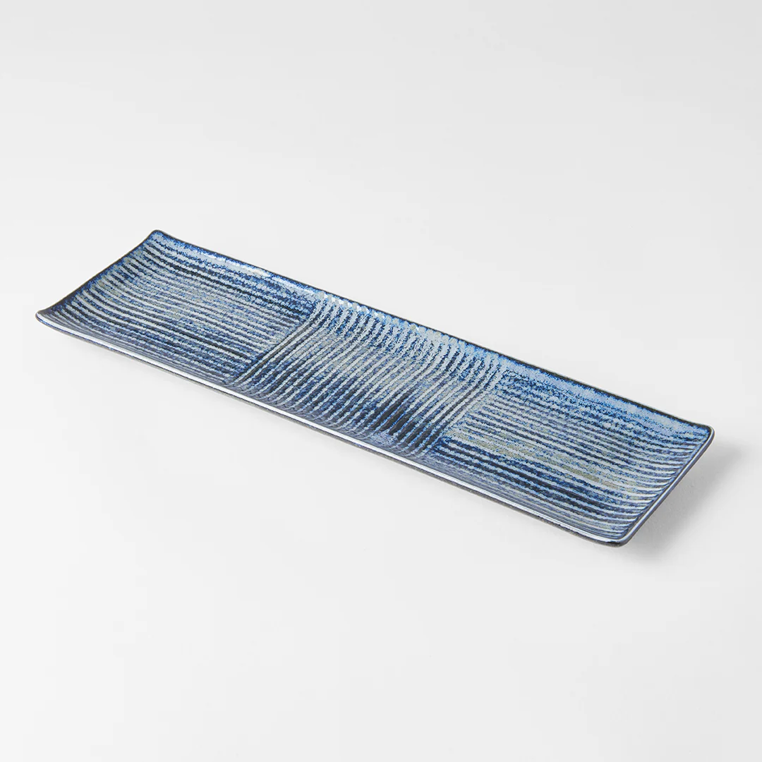 Sashimi Platter Indigo Blue 33cm - Image 4