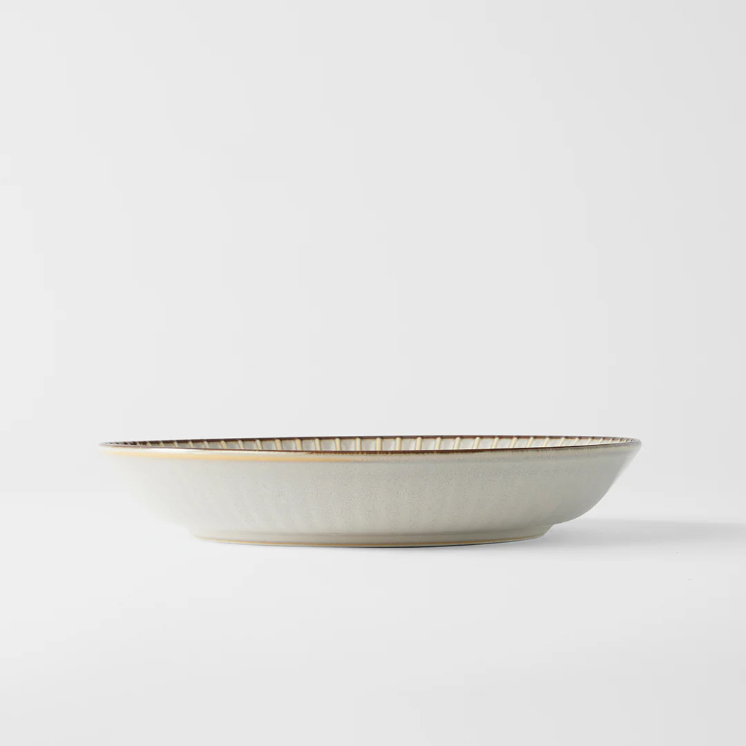Sendan Shiro high rim plate 22cm - Image 2
