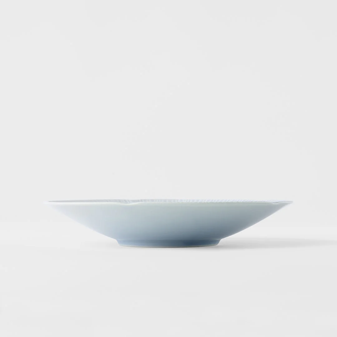 Ice Drift blue shallow bowl 22cm - Image 3