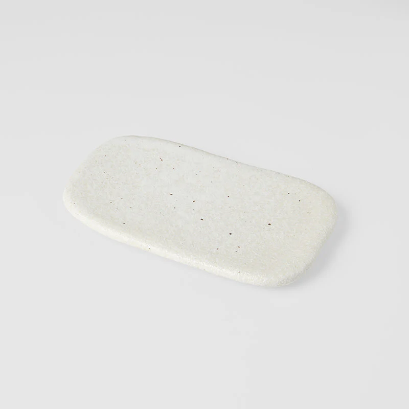 Shell White slab rectangular platter 22cm - Image 3