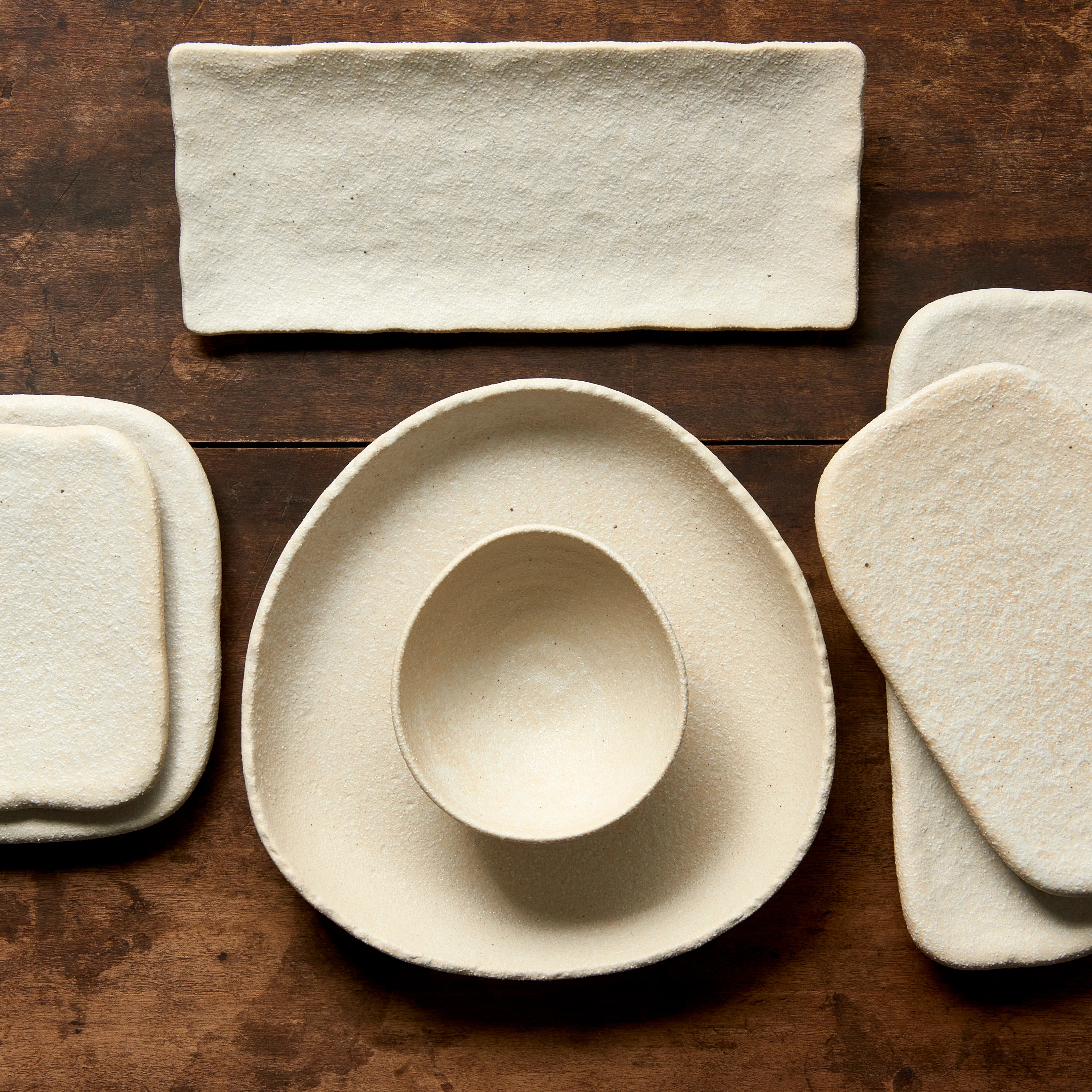 Shell White Square slab 25cm - Image 5