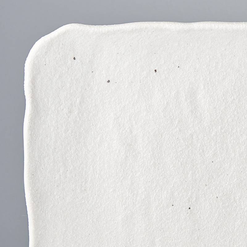 Shell White textured large rectangular stone platter 35cm - Image 4