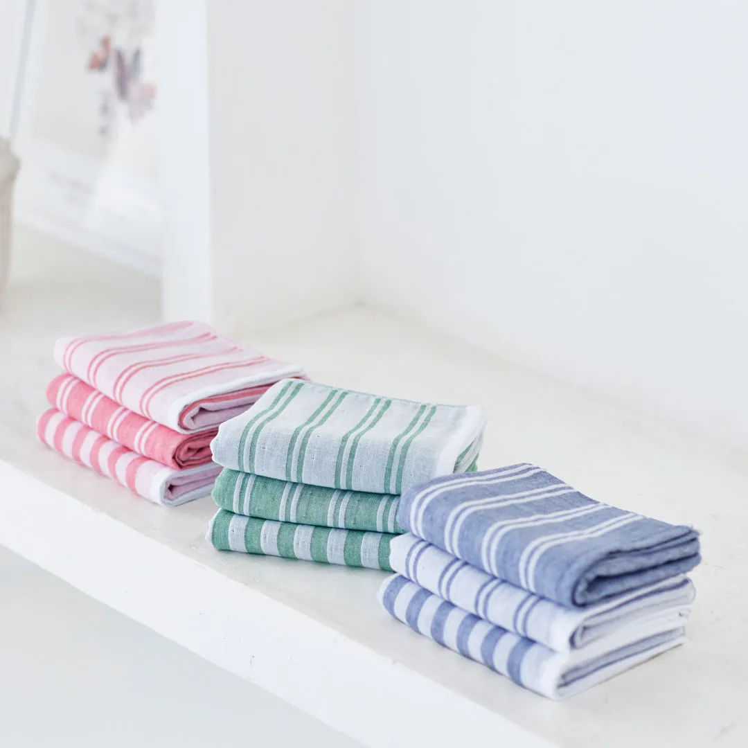 Marushin Shima Towel Double Stripe - Shadow - Image 2