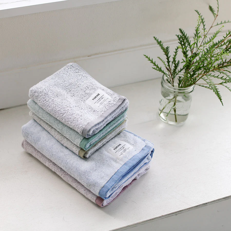 Shinto Yukine face and hand towel grey - 33 x 82cm - Image 3