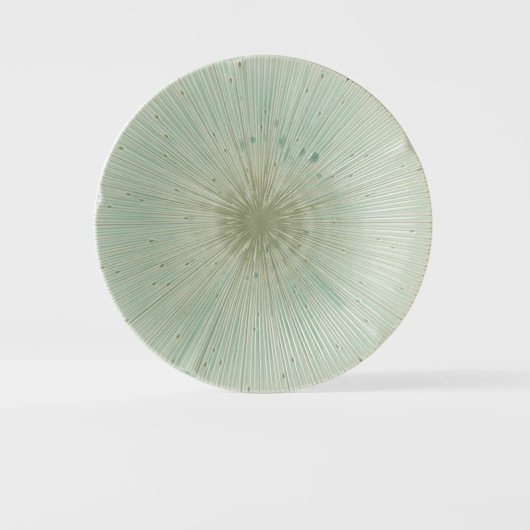 Ice Drift green side plate 22cm - Image 3