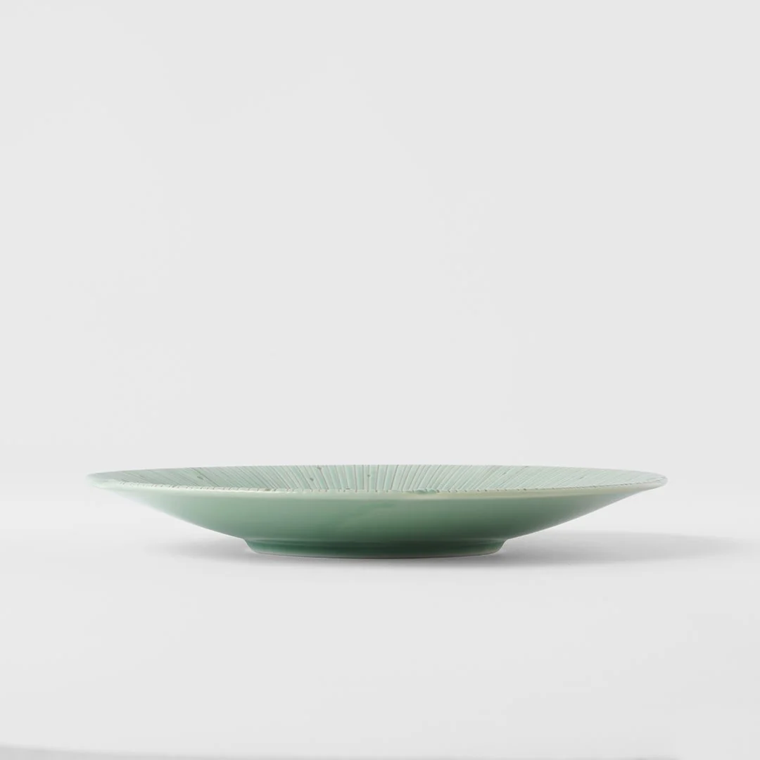 Ice Drift green side plate 22cm - Image 4