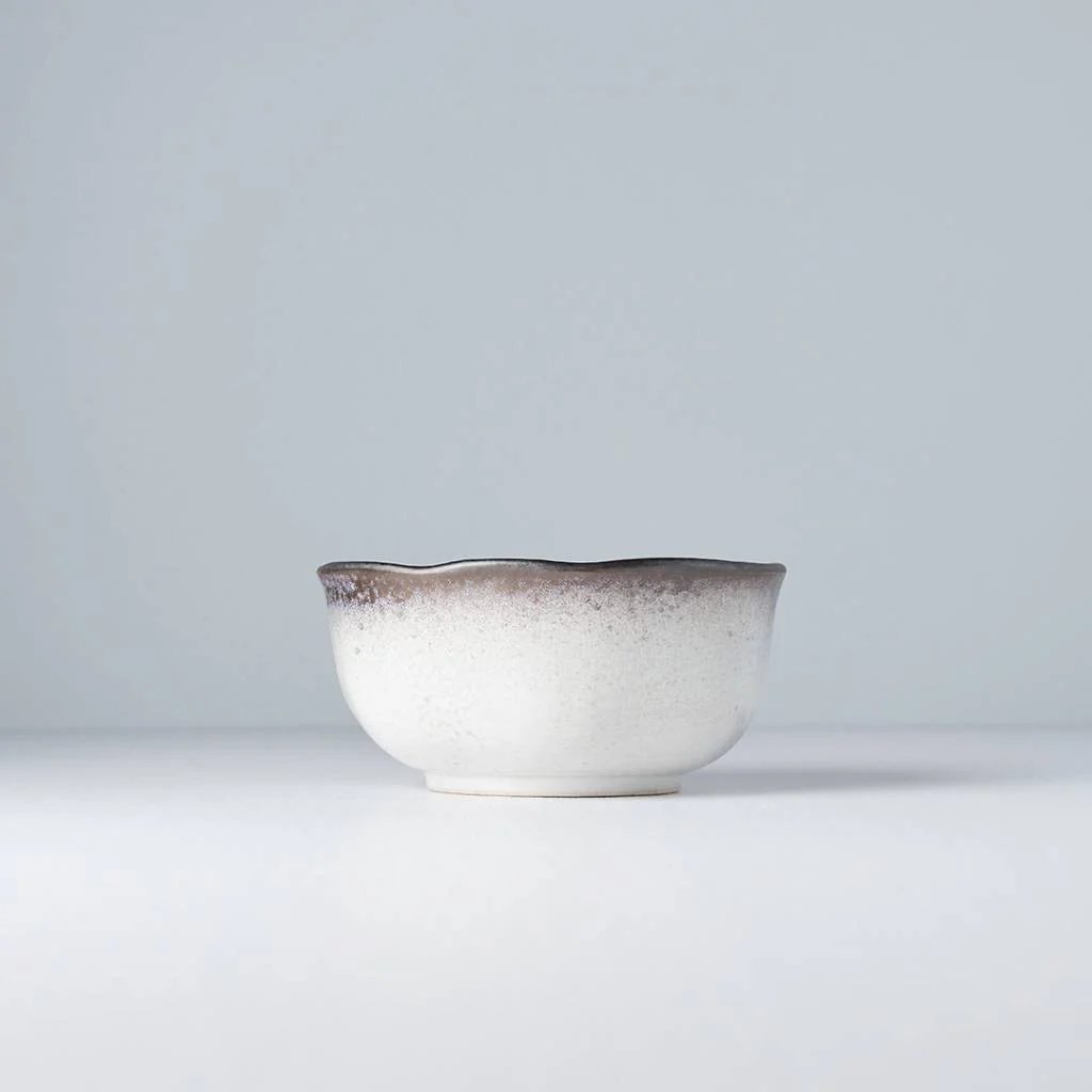 Sky Blue round uneven edged bowl 14cm - Image 3