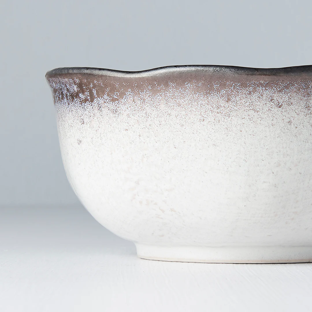 Sky Blue round uneven edged bowl 14cm - Image 4