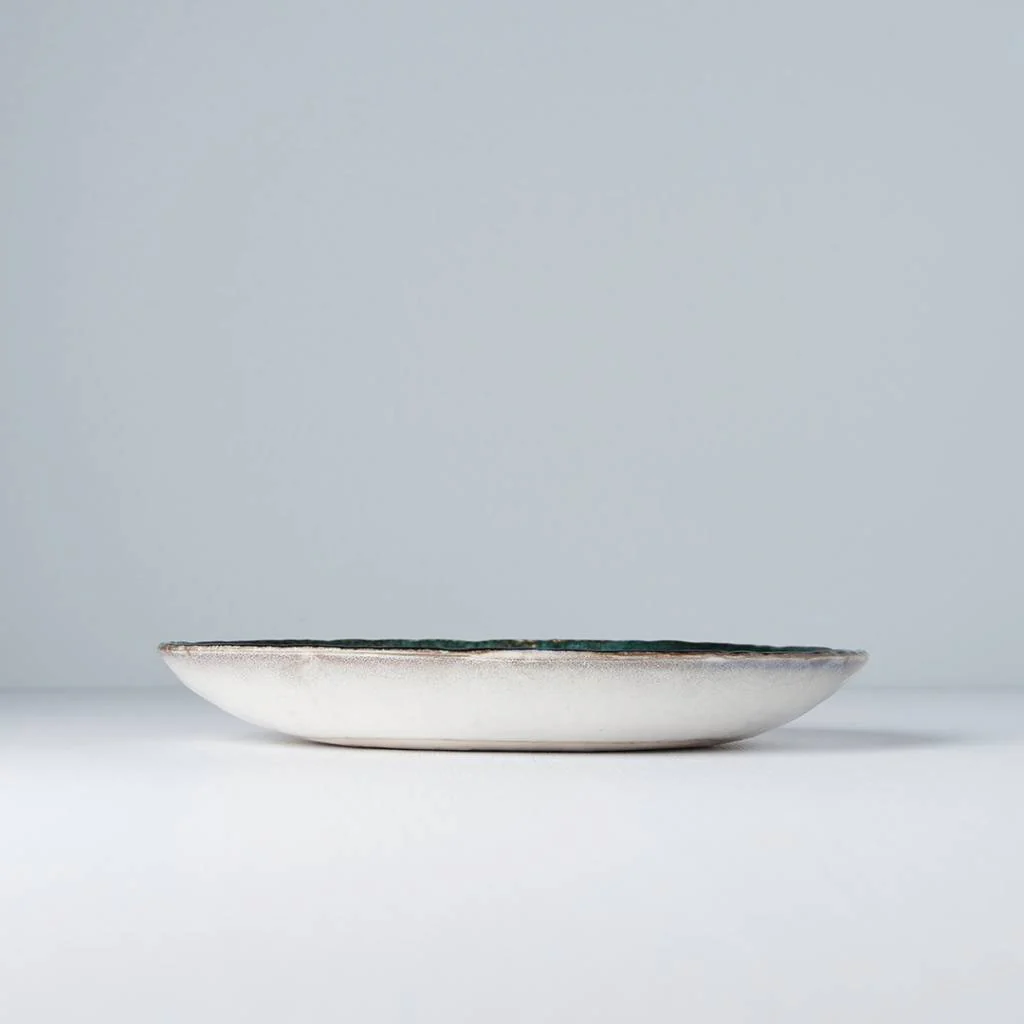 Sky Blue oval plate 24cm - Image 2