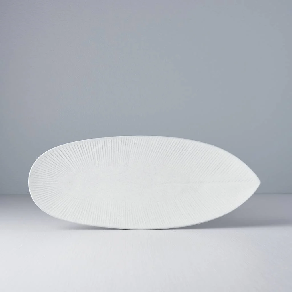 Snow Leaf oval plate 31cm - Image 3