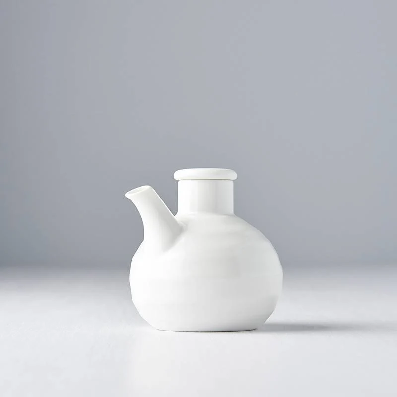 Matt white small soypot 150ml