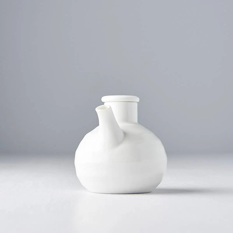 Matt white small soypot 150ml - Image 2