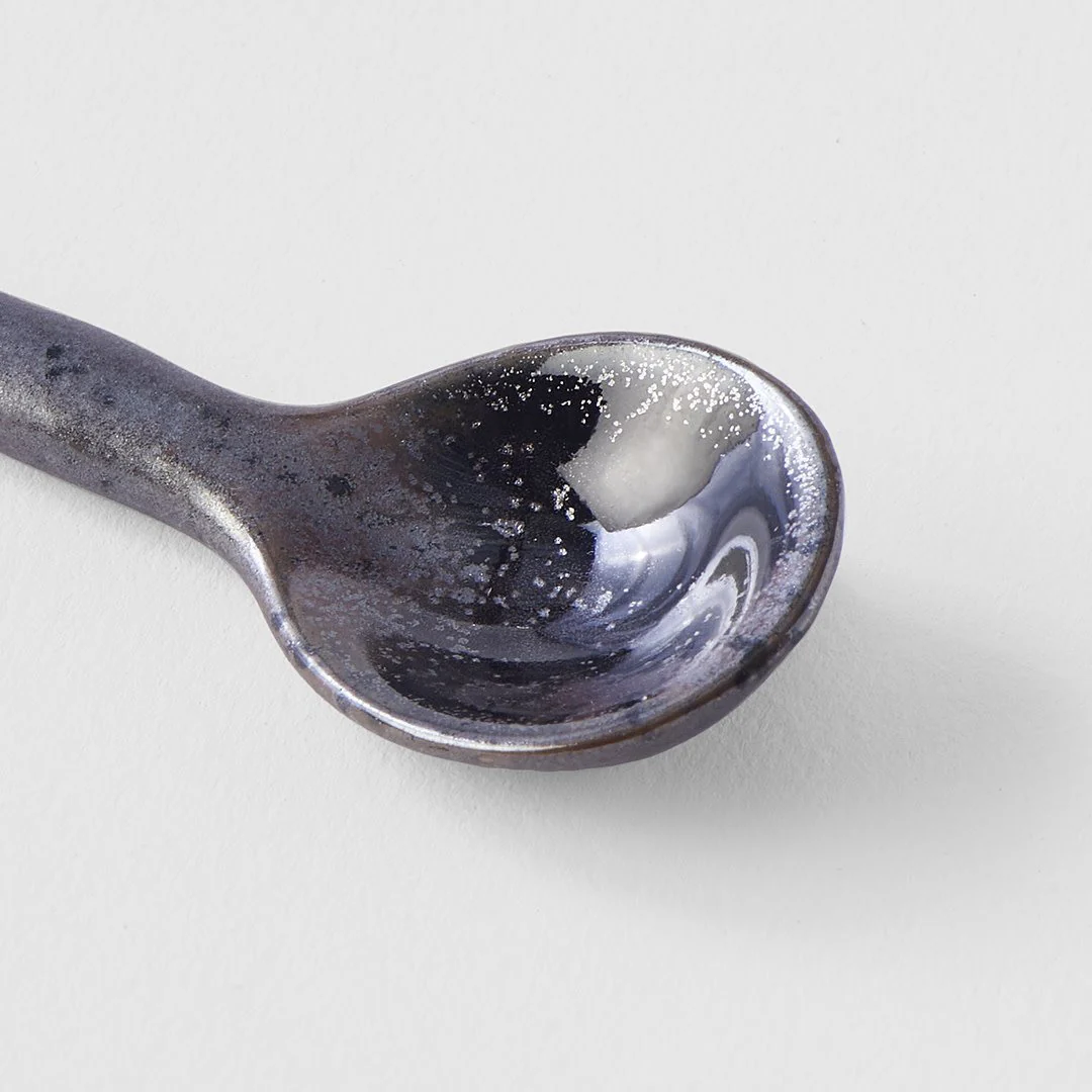 Black Speckle spoon 12cm - Image 2