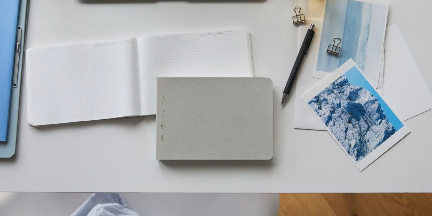Stalogy 1∕2 Year Notebook Grid B6 Landscape Fog - Image 2