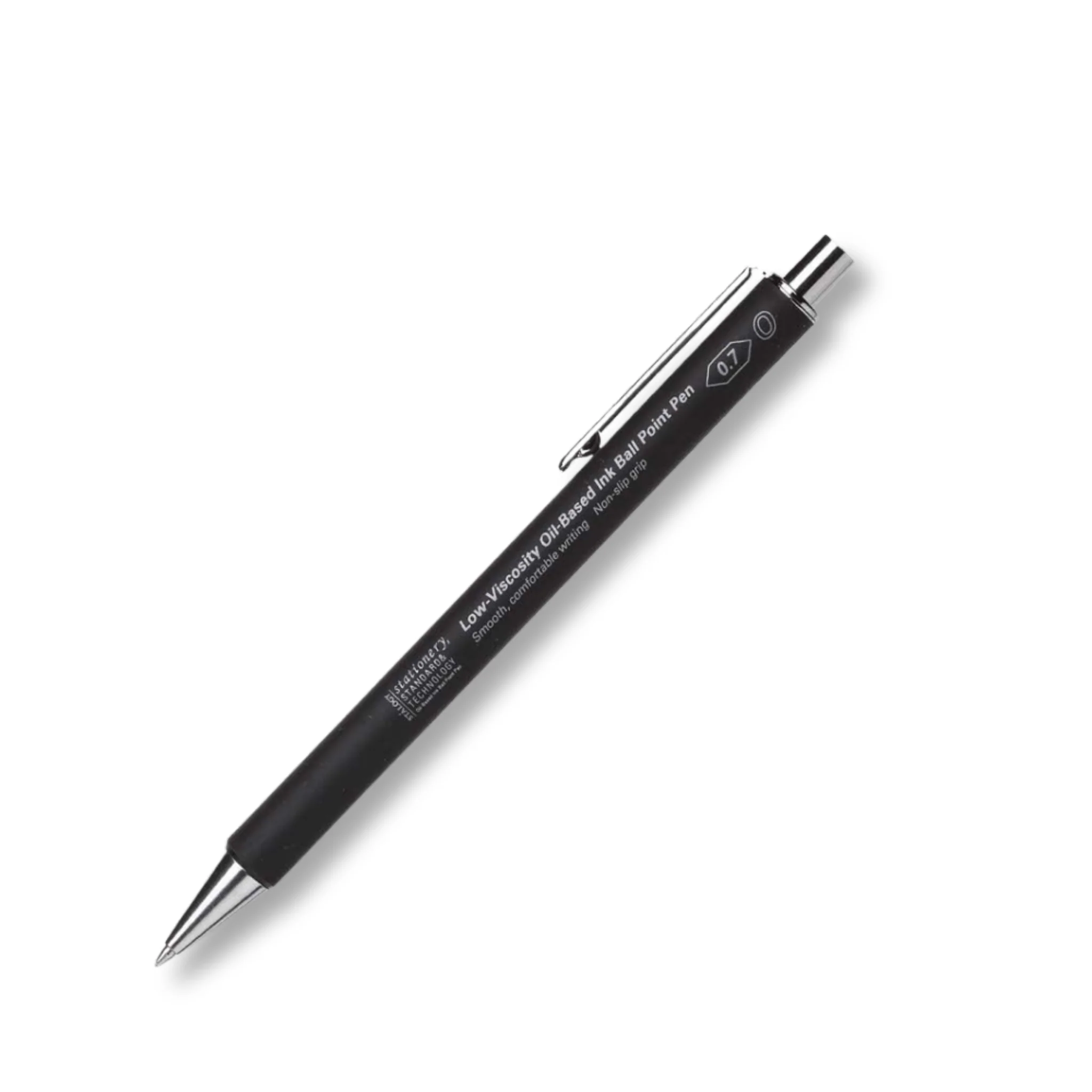 Stalogy Smooth Low-Viscosity Ballpoint Pen 0.7mm, Black