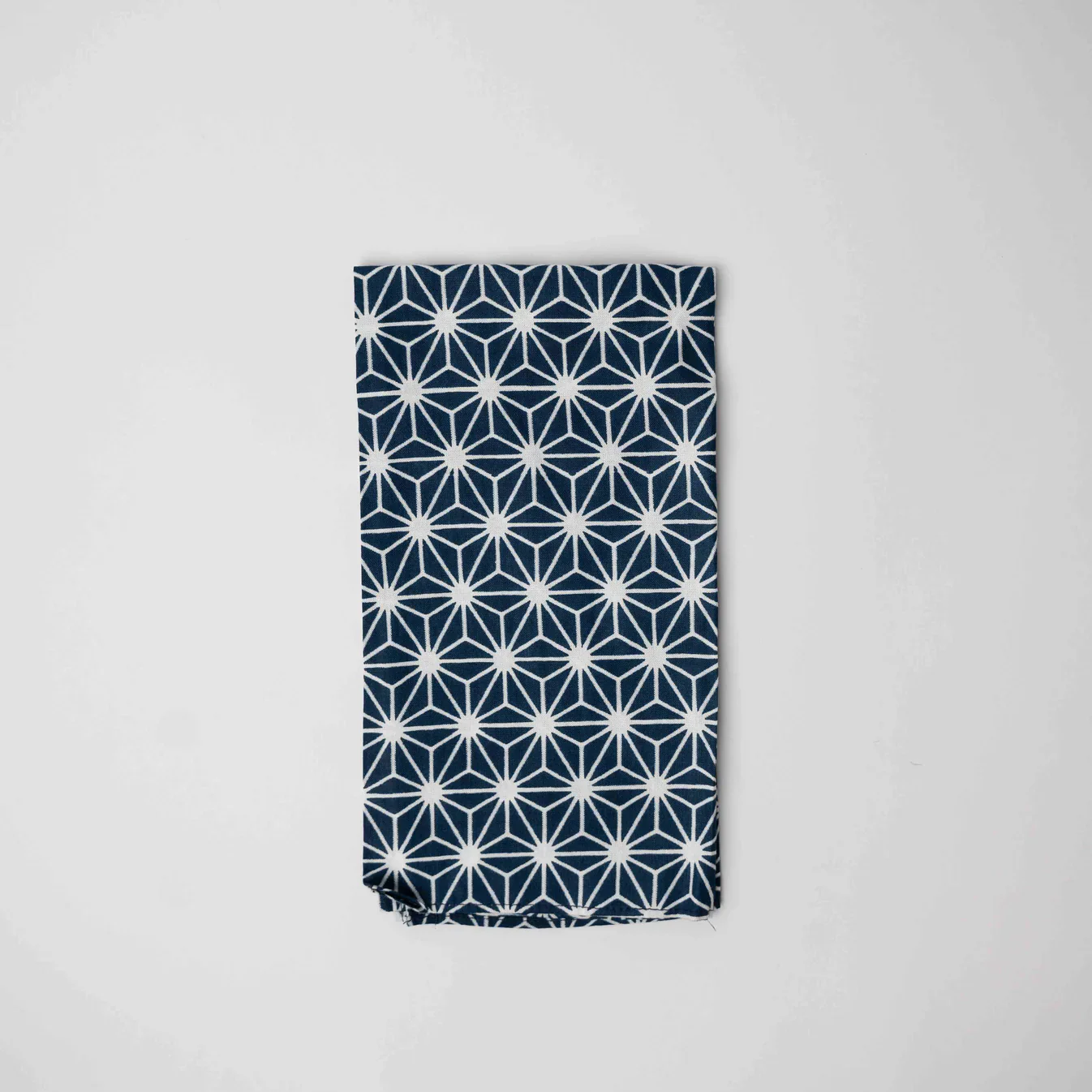 Navy Starburst reusable Furoshiki wrap 55cm - Image 2