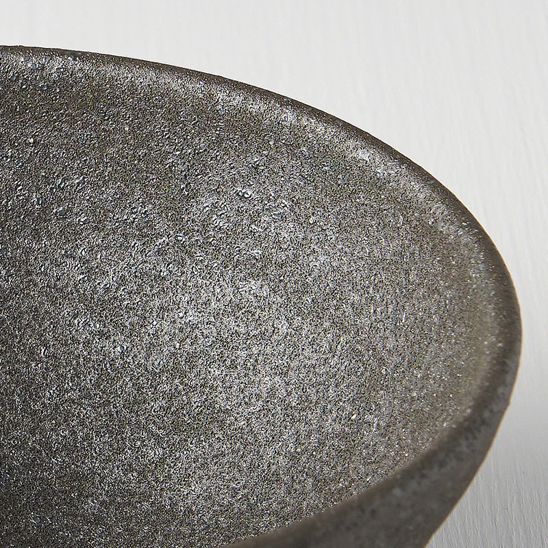 Stone egg shaped bowl 13cm - Image 2