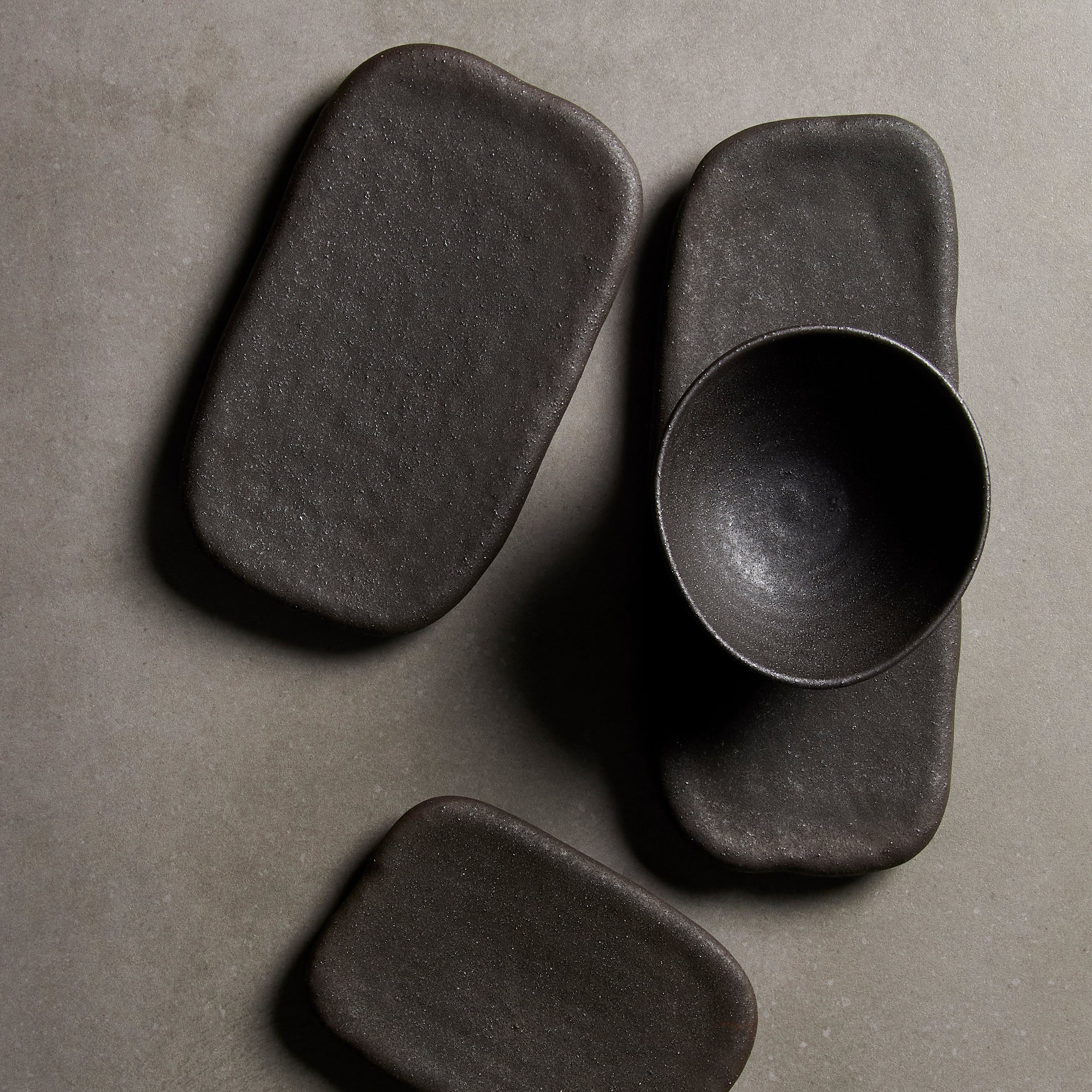 Stone Black Square slab 25cm - Image 8