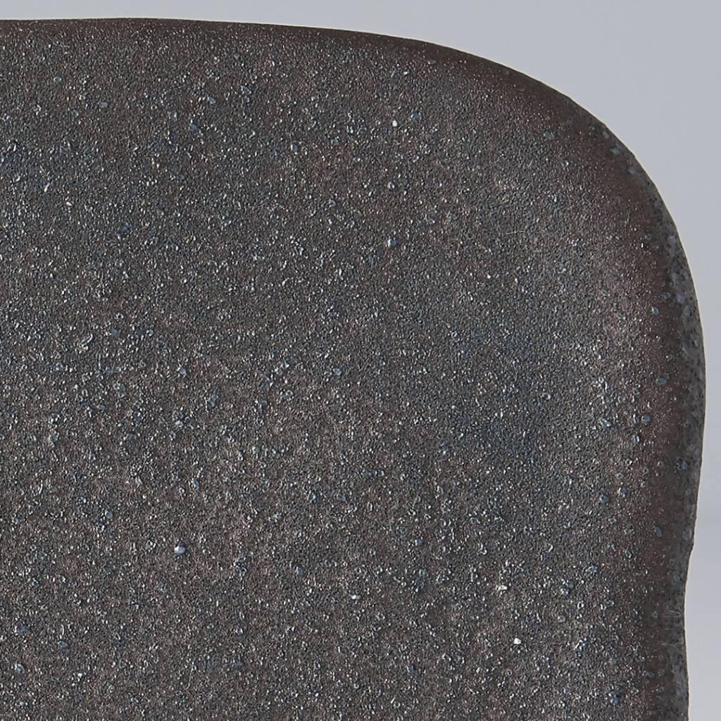 Stone Black textured rectangular platter 16cm - Image 2