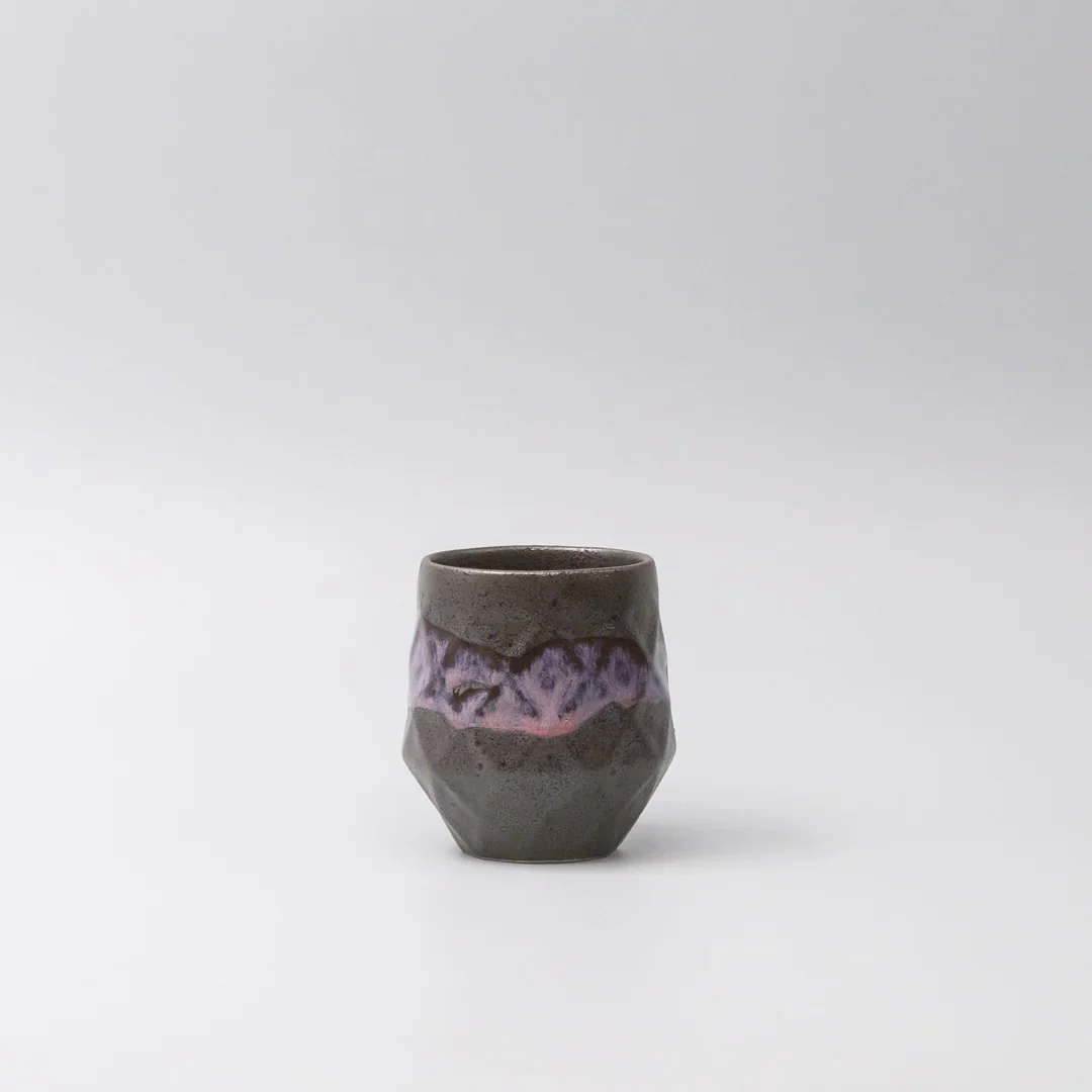 Sushi Mug Purple Red Drip On Black 350ml - Image 4