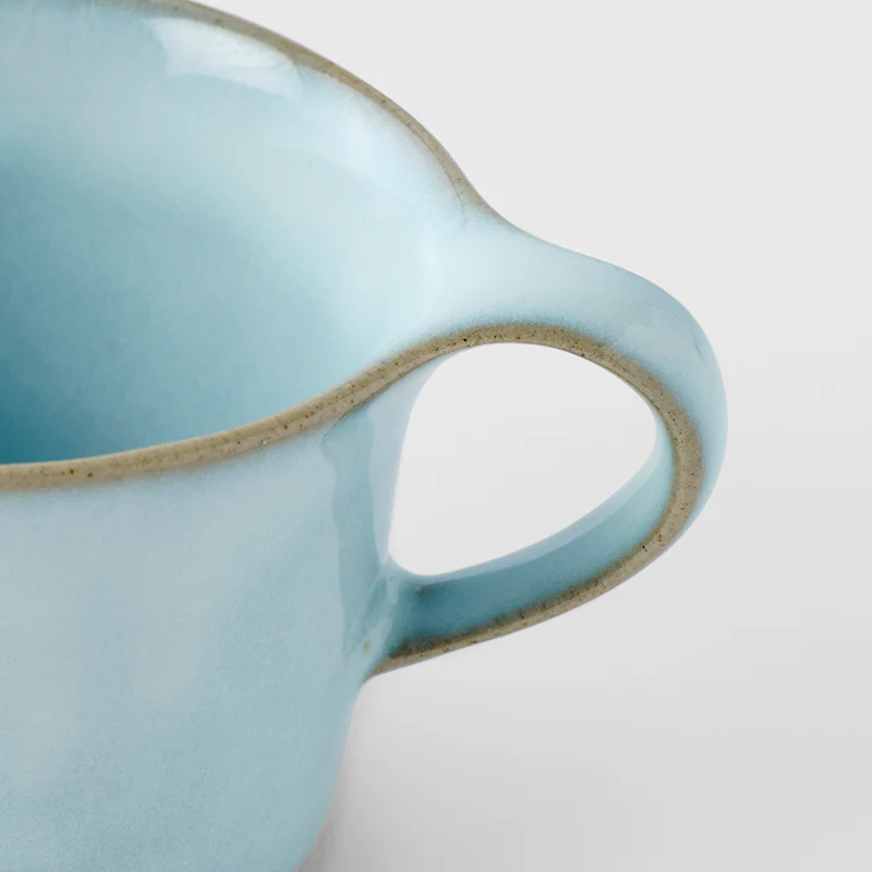 Swoop Coffee Cup Cloud Blue Glaze 130ml - Image 3