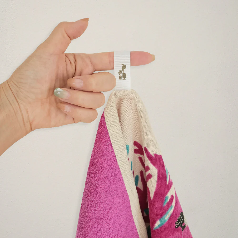 Tea Towel: Curious Monkey/Pink 45x70cm - Image 5