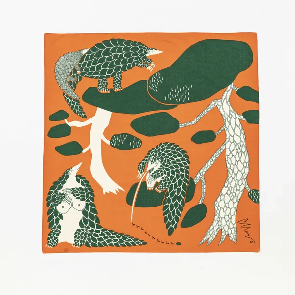 Furoshiki: a tree of the Chinese chervil 100cm SQ