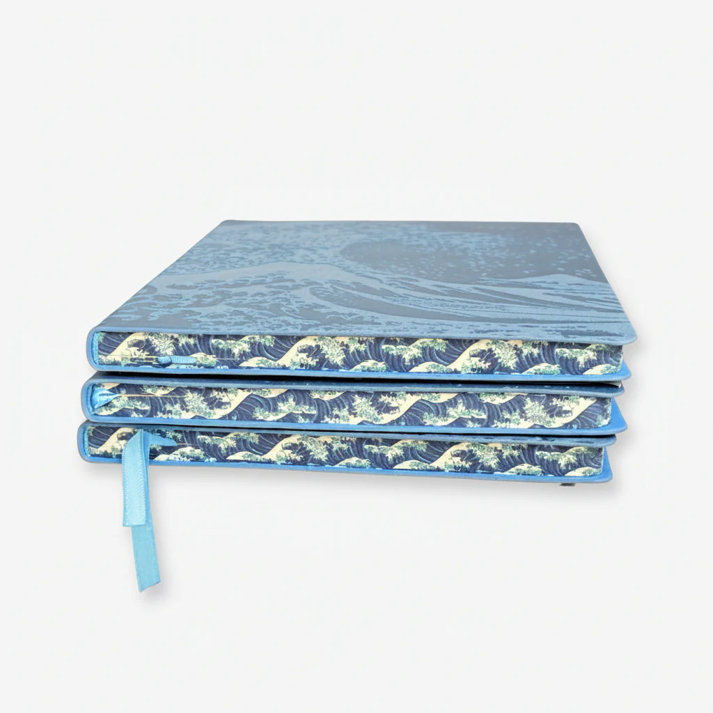 The Great Wave Artisan Art Notebook by Hokusai - Flame Tree Journals - Image 2