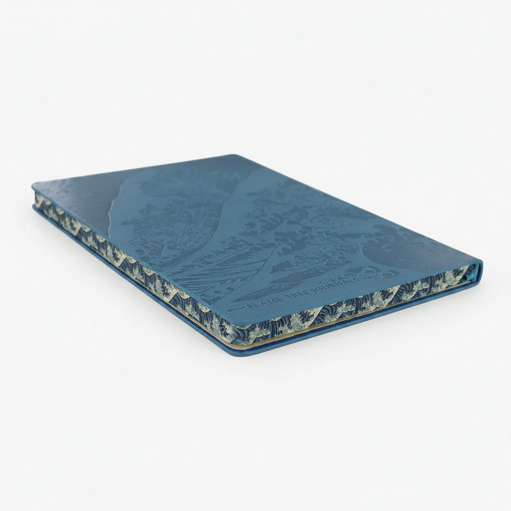 The Great Wave Artisan Art Notebook by Hokusai - Flame Tree Journals - Image 3